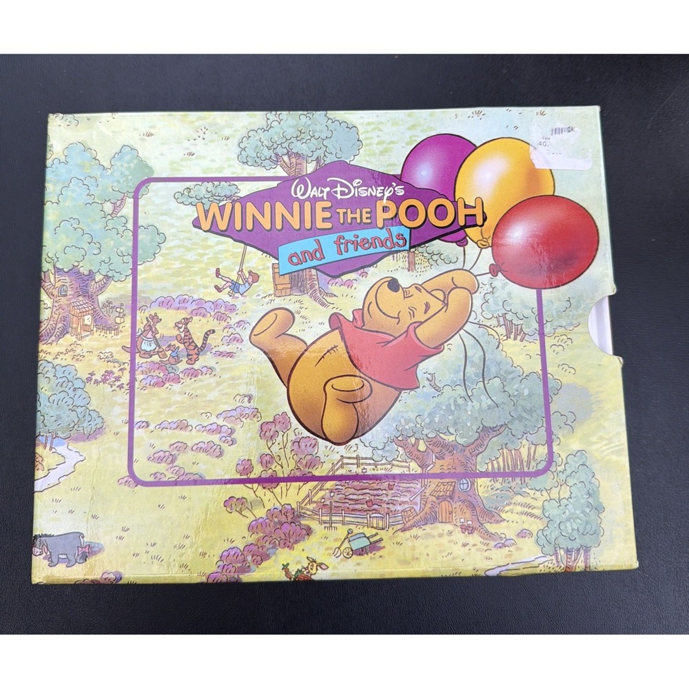 Grolier Books Disney's Winnie The Pooh and Friends Lot of 5 Books in Box Sleeve